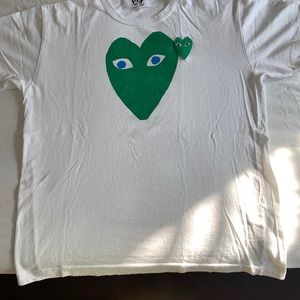 White Comme des Garcon Play ( USED )